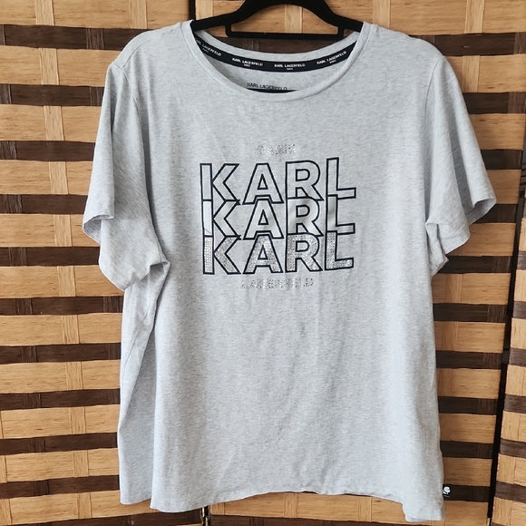 Karl Lagerfeld Tops - Karl Lagerfeld Diamond Tshirt
